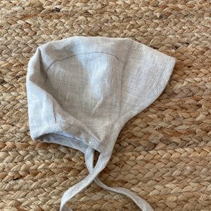 Briar brimmed baby bonnet 0-3M